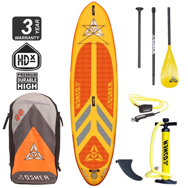 O'Shea HDx 9ft 8 Inflatable Paddle Board Package - The Snowboard Shop