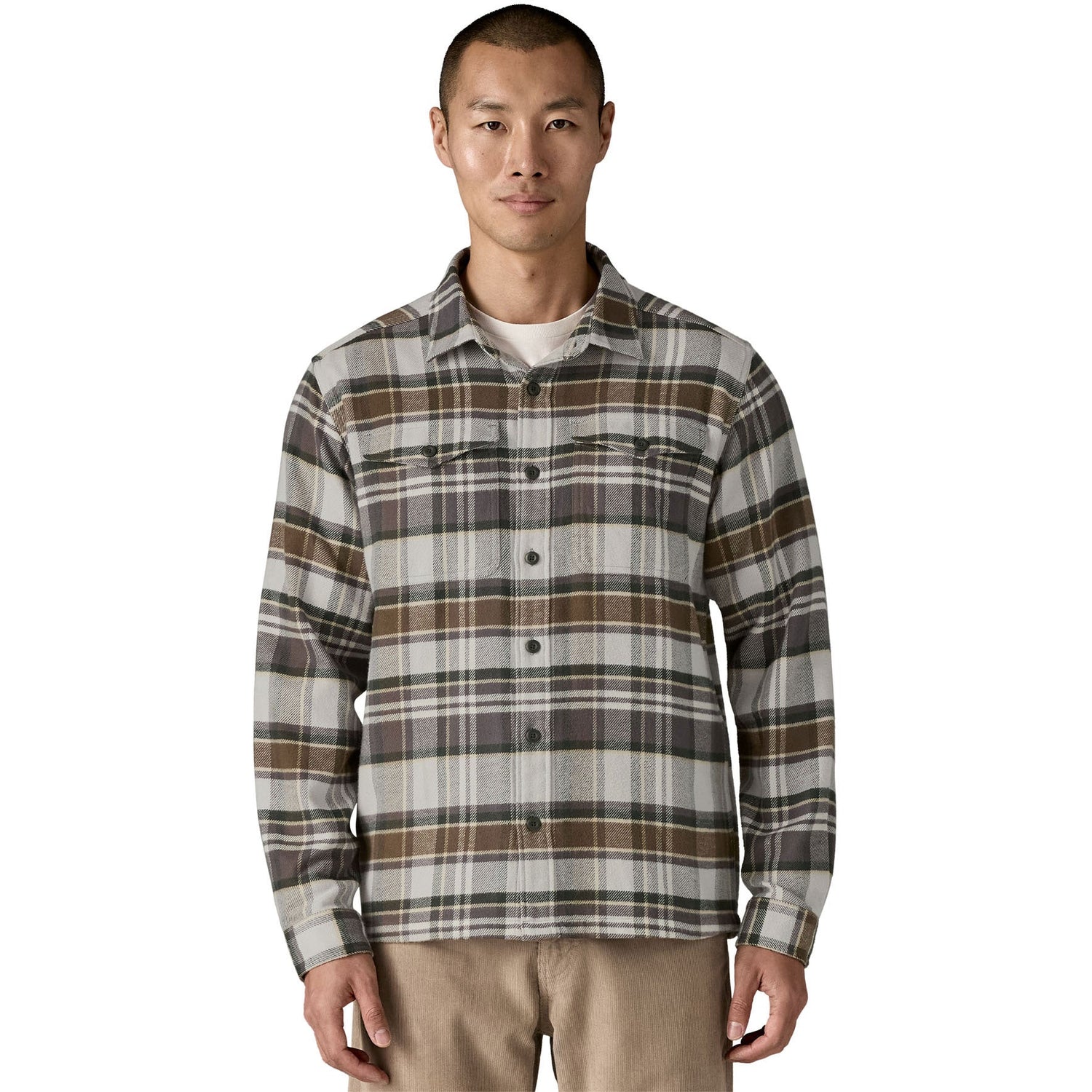 Patagonia Fjord Flannel Long Sleeved Shirt - The Snowboard Shop