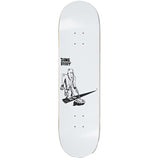 Polar Dane Brady Mopping Deck (White) - 8.25" - The Snowboard Shop