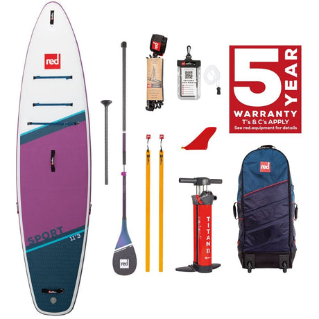 Red Paddle Co Sport 11ft 3 Inflatable Paddle Board Package - The Snowboard Shop