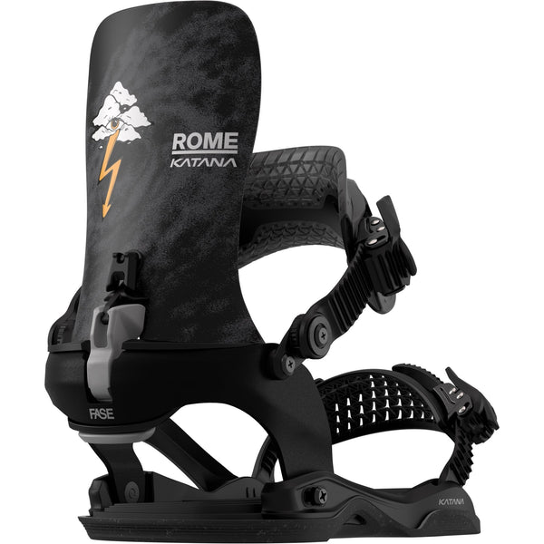 Rome Katana Pro FASE® AsymWrap™ Snowboard Bindings 2027 - The Snowboard Shop