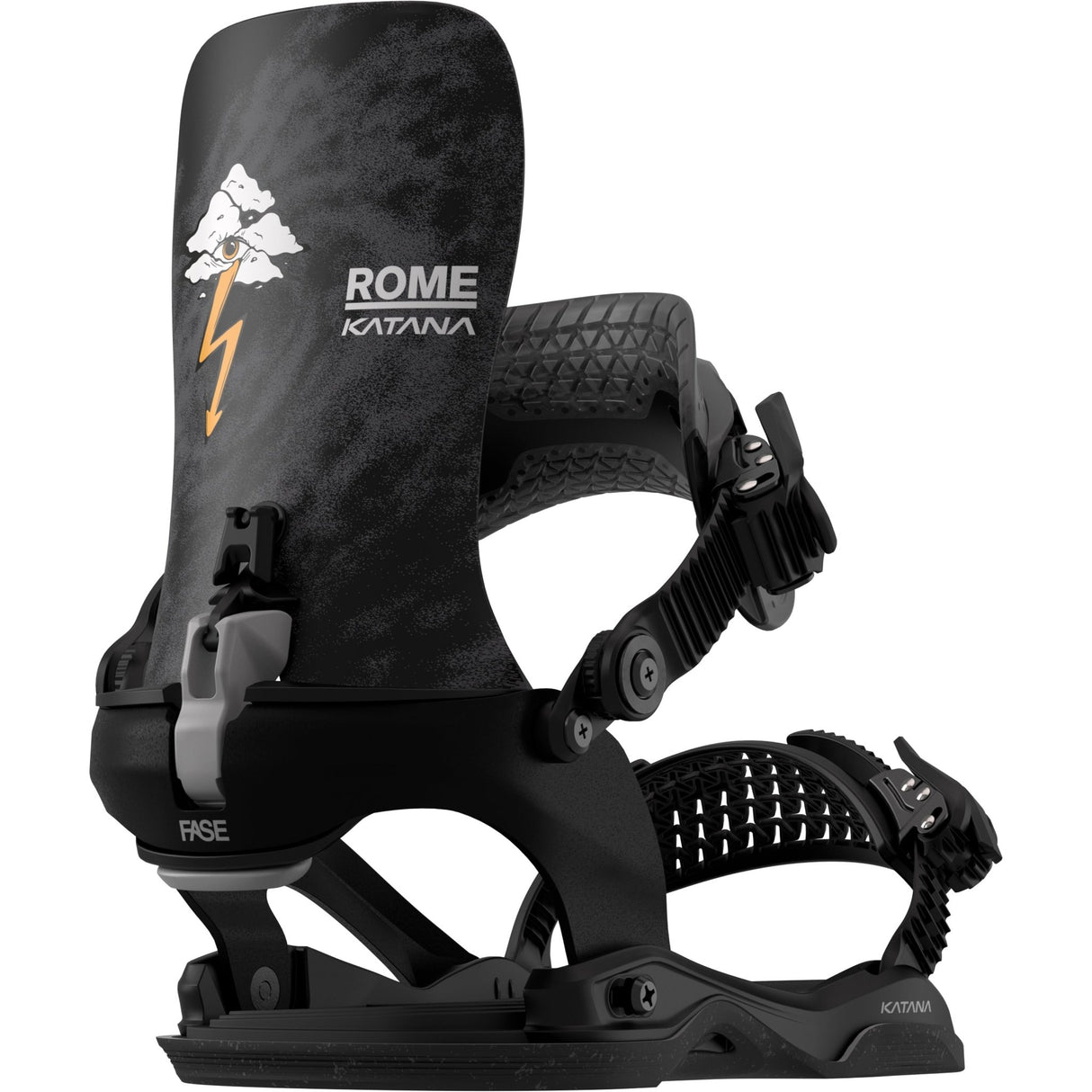 Rome Katana Pro FASE® AsymWrap™ Snowboard Bindings 2027 - The Snowboard Shop