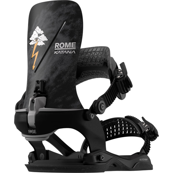 Rome Katana Pro FASE® AsymWrap™ Snowboard Bindings 2027 - The Snowboard Shop