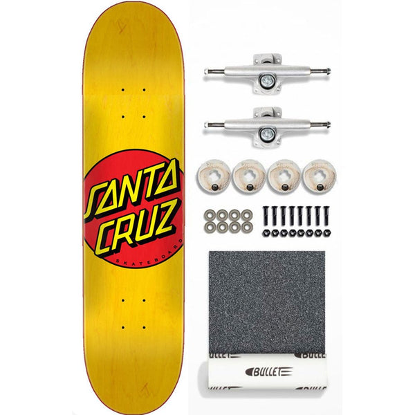 Santa Cruz Classic Dot DIY Kit Complete Skateboard - 7.75" - The Snowboard Shop