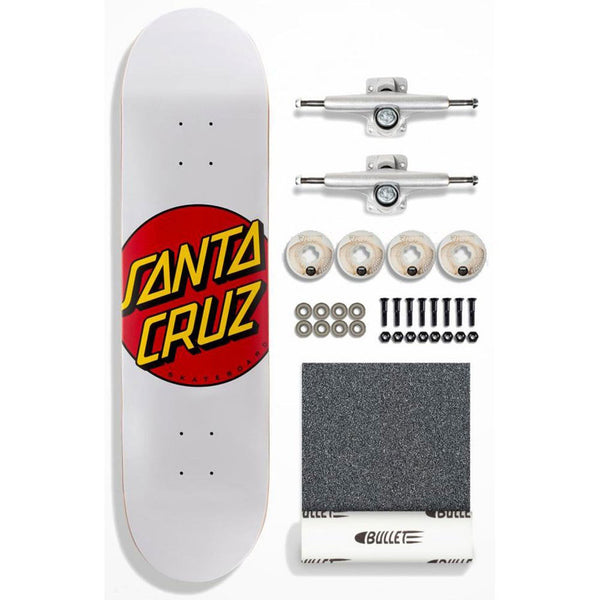 Santa Cruz Classic Dot DIY Kit Complete Skateboard - 8"
