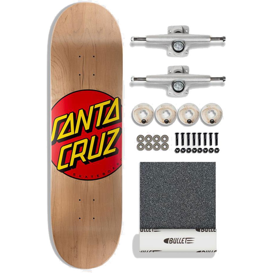 Santa Cruz Classic Dot DIY Kit Complete Skateboard - 8.375" - The Snowboard Shop