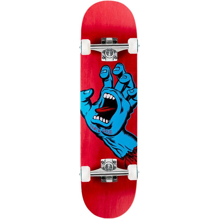 Santa Cruz Screaming Hand DIY Kit Complete Skateboard - 8" - The Snowboard Shop