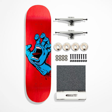 Santa Cruz Screaming Hand DIY Kit Complete Skateboard - 8.0" - The Snowboard Shop