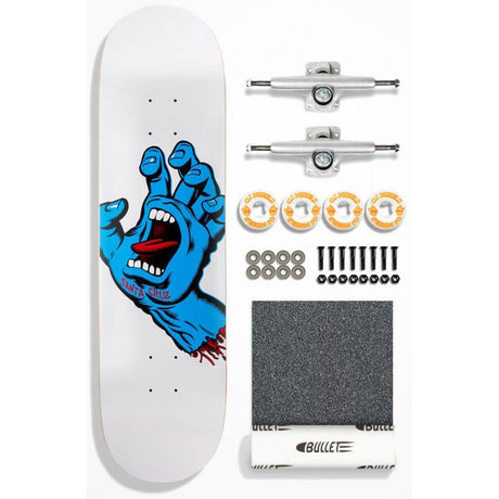 Santa Cruz Screaming Hand DIY Kit Complete Skateboard - 8.25" - The Snowboard Shop