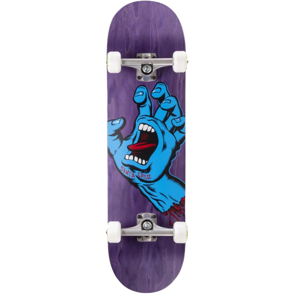 Santa Cruz Screaming Hand DIY Kit Complete Skateboard - 8.375" - The Snowboard Shop