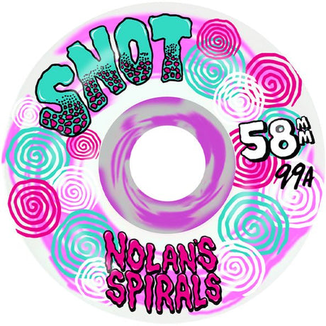Snot Nolan Houghton Spiral Wide Boys Skateboard Wheels - The Snowboard Shop