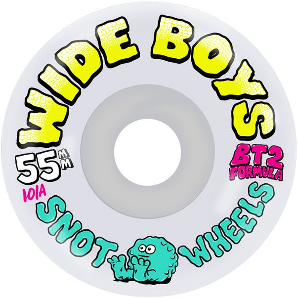 Snot Wide Boys Clear Skateboard Wheels - The Snowboard Shop