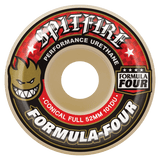 Spitfire Formula Four Conical Fulls (Red) Skateboard Wheels - The Snowboard Shop