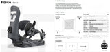 Union Force Snowboard Bindings 2025 - The Snowboard Shop