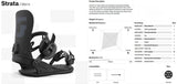 Union Strata Snowboard Bindings 2025 - The Snowboard Shop