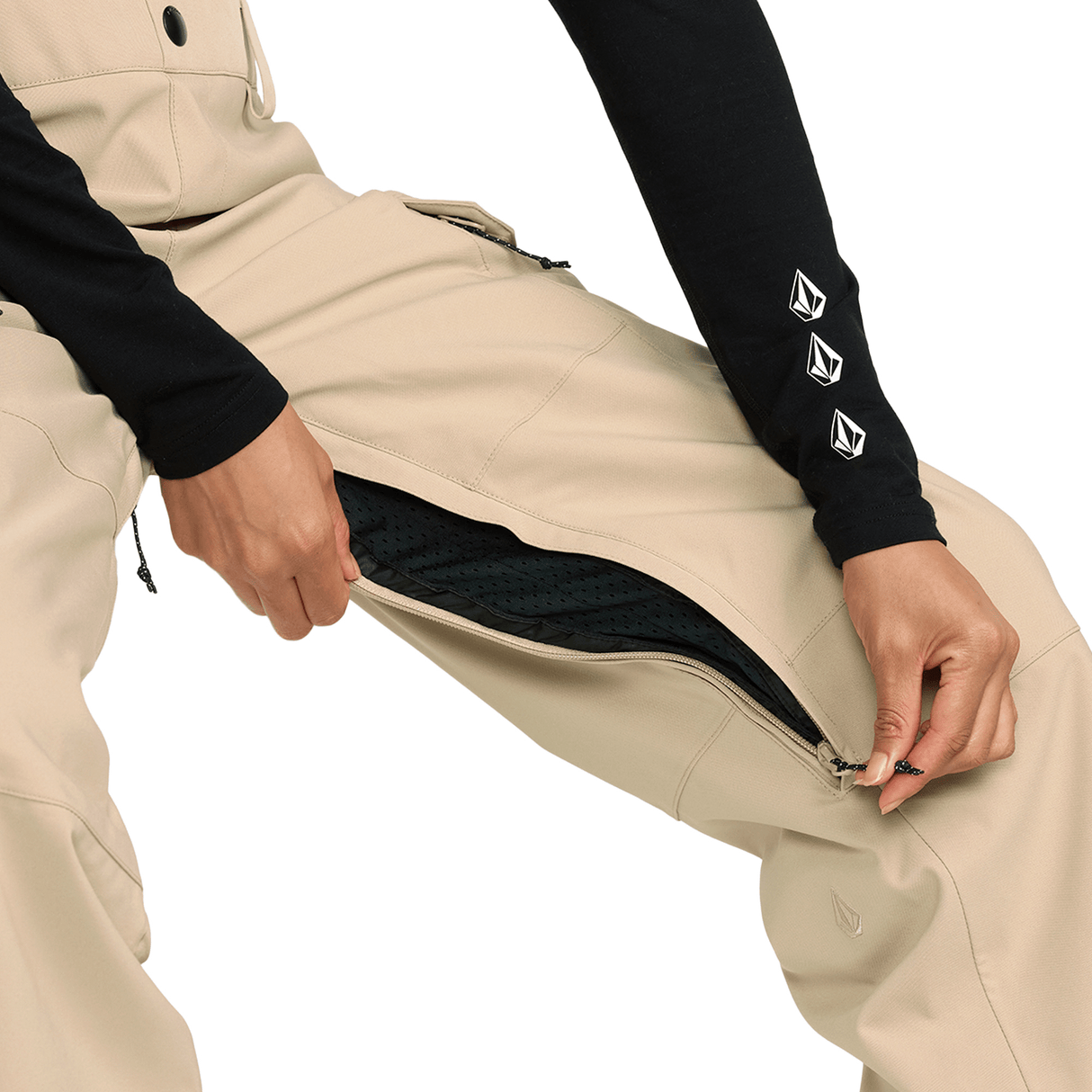 Volcom Creston 3D Stretch Women's Bib Pants - The Snowboard Shop