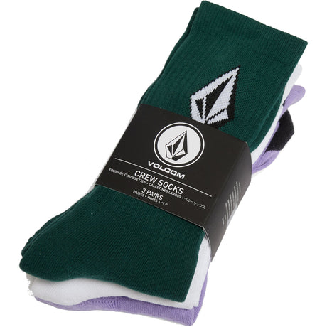 Volcom Full Stone 3 Pack Socks - The Snowboard Shop