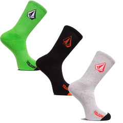 Volcom Full Stone 3 Pack Socks - The Snowboard Shop
