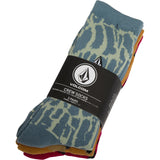 Volcom Print Mixer (2) 3 Pack Socks - The Snowboard Shop