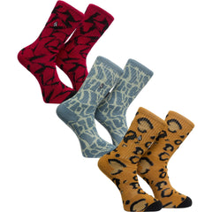 Volcom Print Mixer (2) 3 Pack Socks - The Snowboard Shop