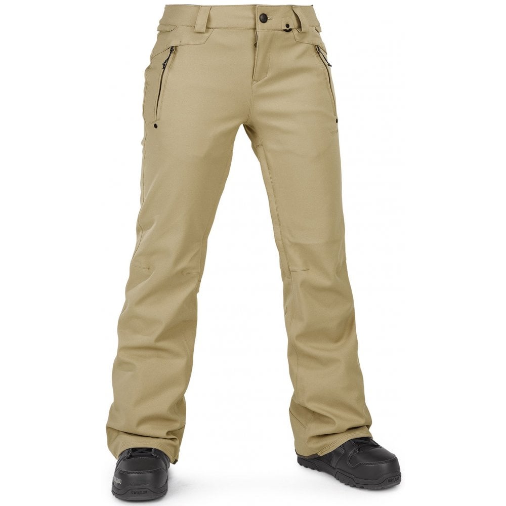 Pantaloni Da Neve Donna Volcom Hallen - Impermeabili, Traspiranti, Con Ghetta E Zip Tech®, Taglio Moderno
