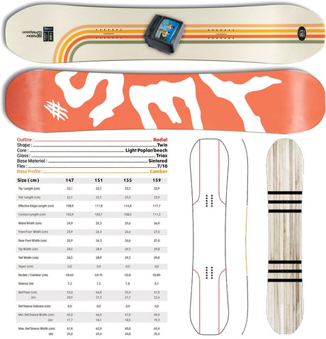 Yes Halldor Snowboard 2025 - The Snowboard Shop